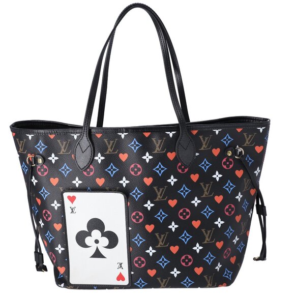Louis Vuitton Monogram Game On Neverfull MM Black Multicolor - Picture 3 of 10